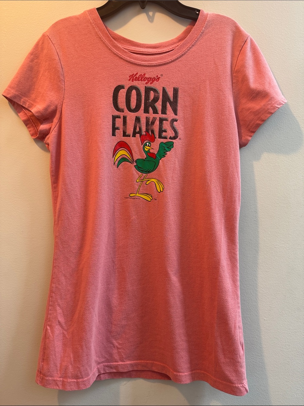 Steve & Barry's Pink Kellogg's Corn Flakes Graphic Tee
